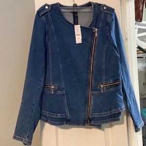 Blue Jean blazer, size L/14